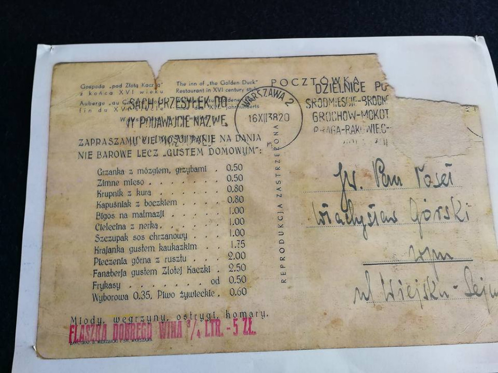 Wystawa działalności posła na Sejm II RP