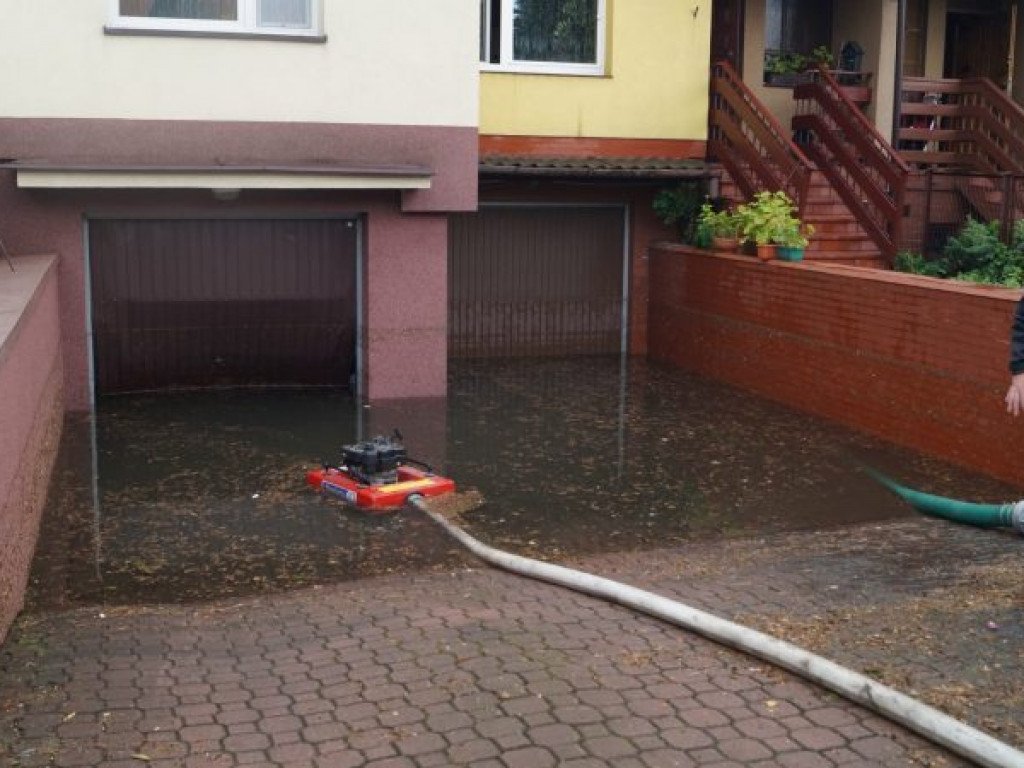Skutki wczorajszych opadów