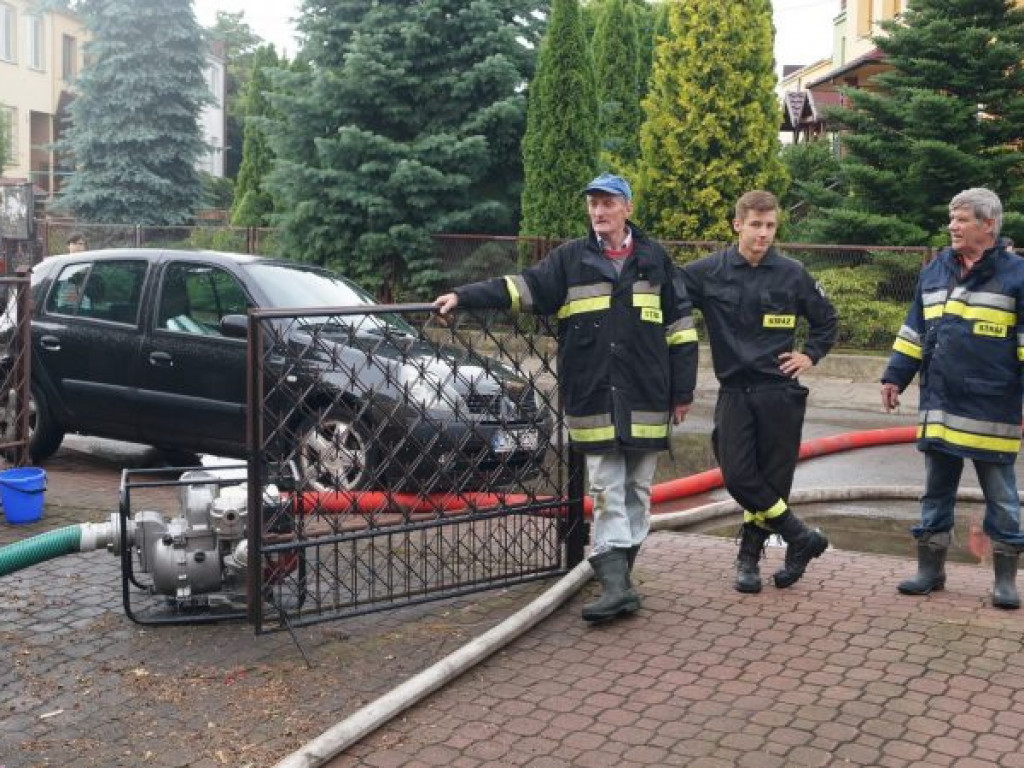 Skutki wczorajszych opadów