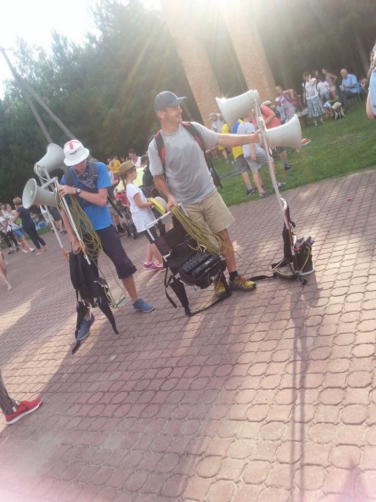 Start pielgrzymki, dzień 1