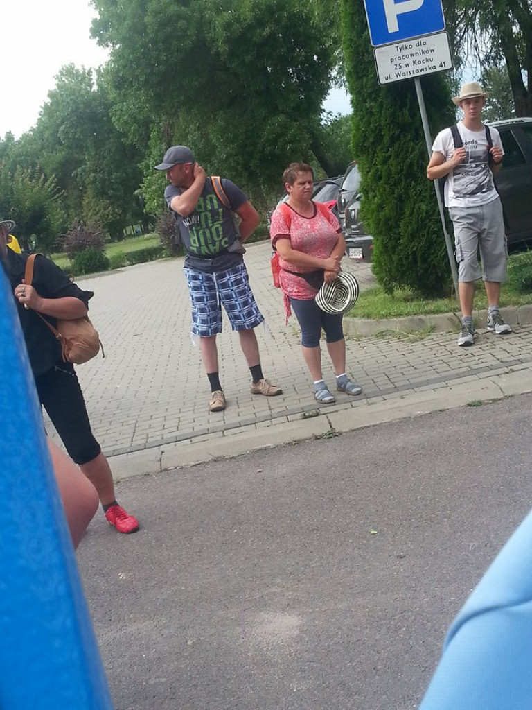 Start pielgrzymki, dzień 1
