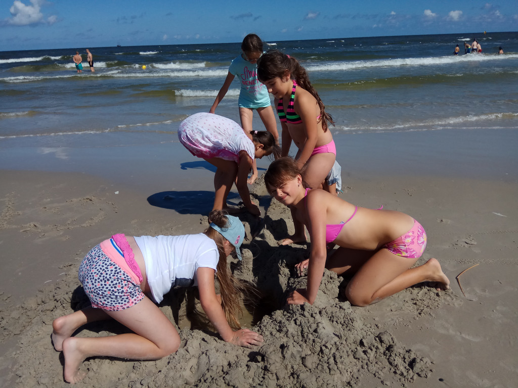 Projekt plaża Łeba