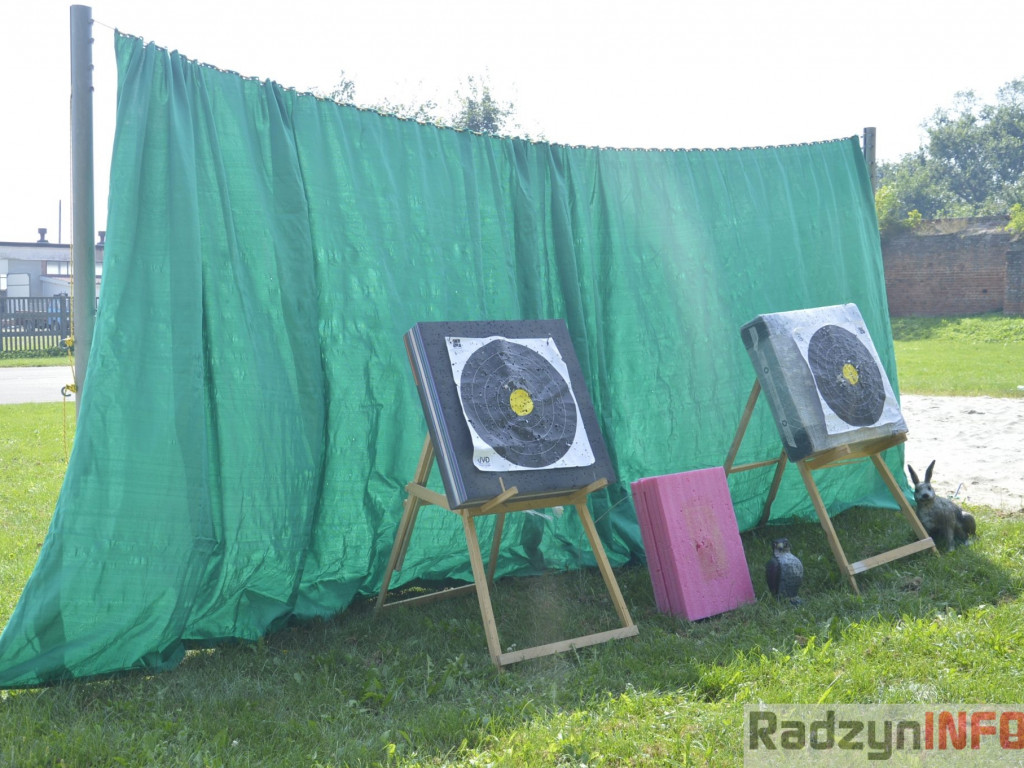 Deszcz strzał w parku miejskim