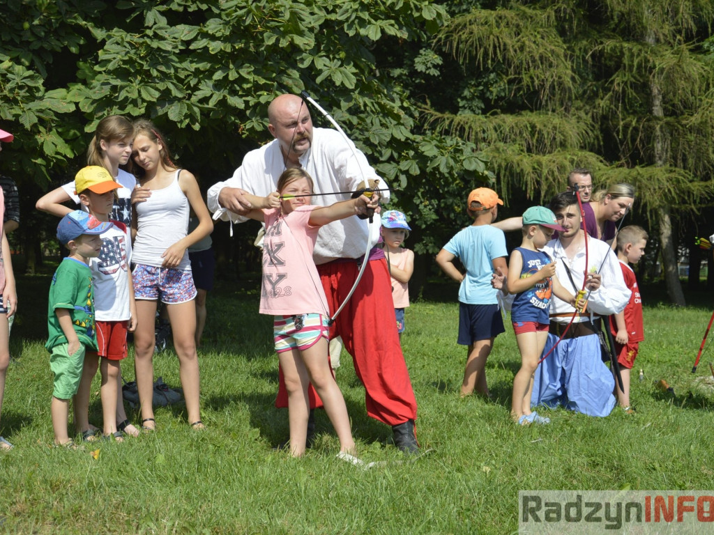 Deszcz strzał w parku miejskim