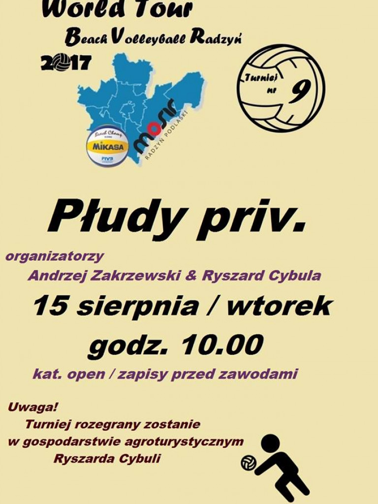Chłodna plażówka w Bedlnie