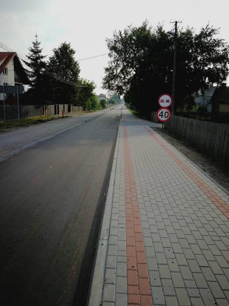 Nowa nawierzchnia drogi