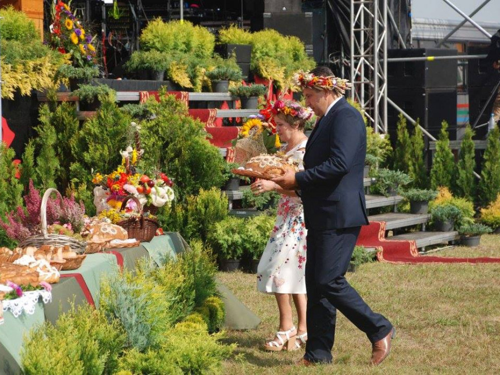Andrzej Gajda, mieszkaniec gminy Ulan-Majorat, starostą na Dożynkach Wojewódzkich w Radawcu