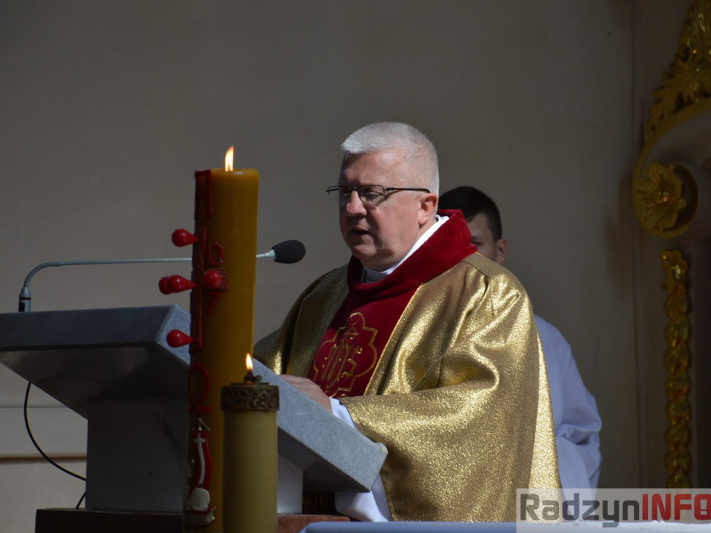 Msza dziękczynna zaplony w Gminie Radzyń