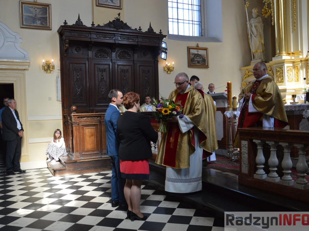 Msza dziękczynna zaplony w Gminie Radzyń