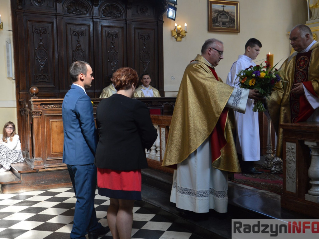 Msza dziękczynna zaplony w Gminie Radzyń