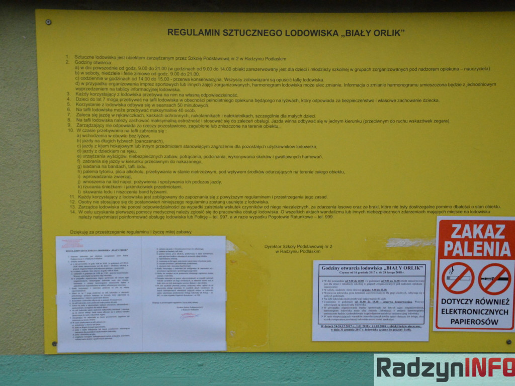 Biały Orlik przy SP 2