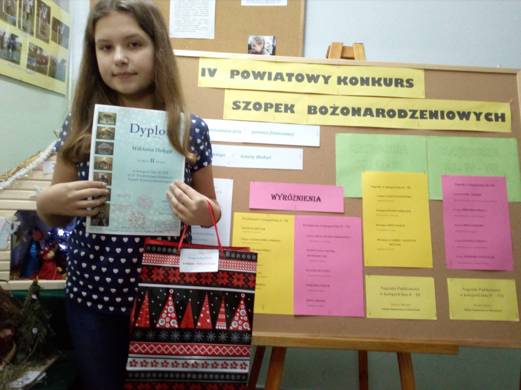 Uczennice SP I nagrodzone