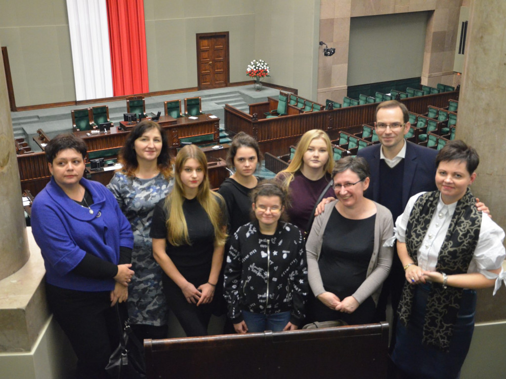 Wycieczka do Sejmu z posłem Duszkiem