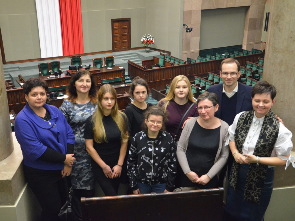 Wycieczka do Sejmu z posłem Duszkiem