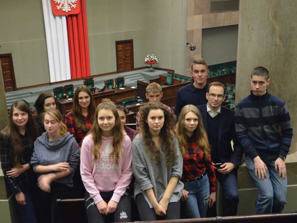 Wycieczka do Sejmu z posłem Duszkiem