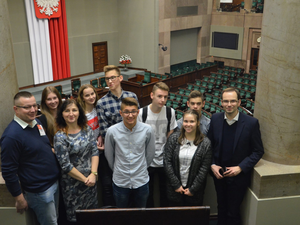 Wycieczka do Sejmu z posłem Duszkiem