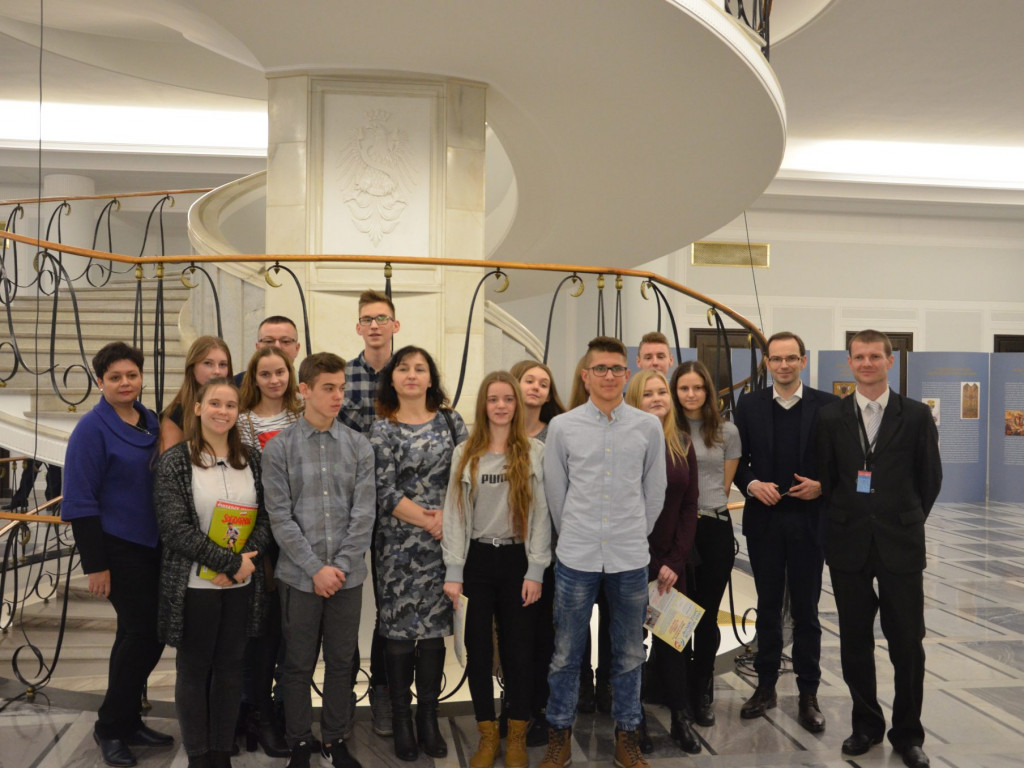 Wycieczka do Sejmu z posłem Duszkiem