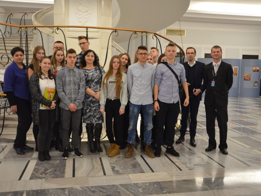 Wycieczka do Sejmu z posłem Duszkiem