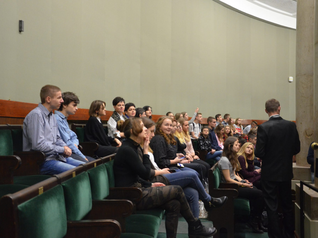 Wycieczka do Sejmu z posłem Duszkiem