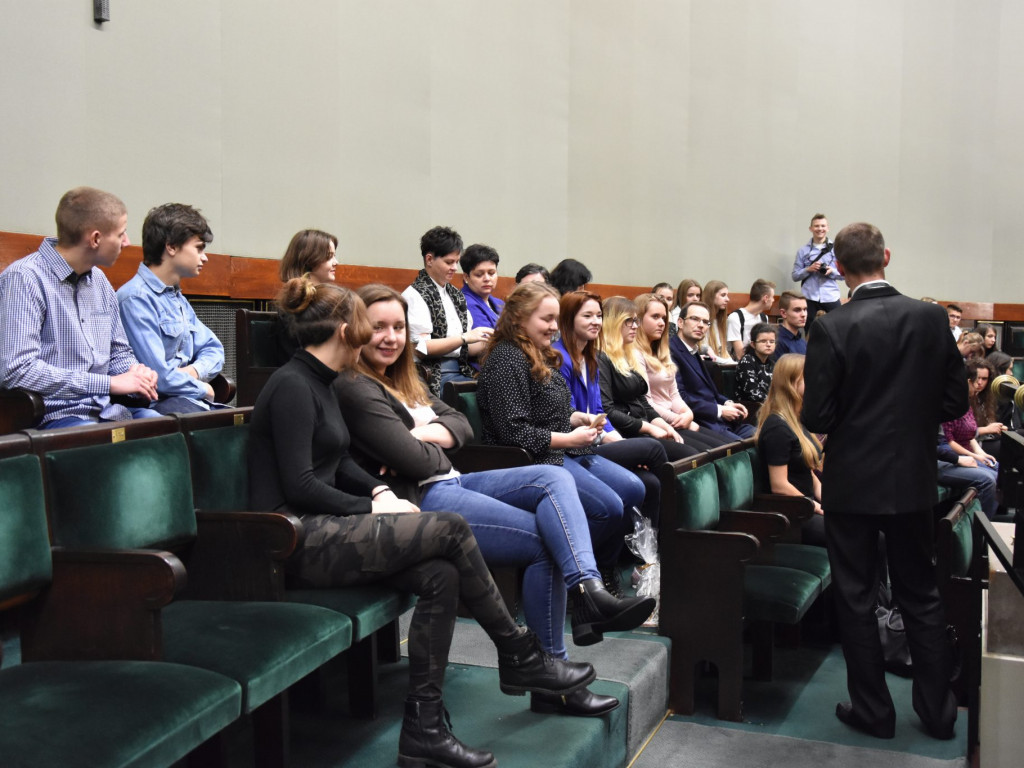 Wycieczka do Sejmu z posłem Duszkiem