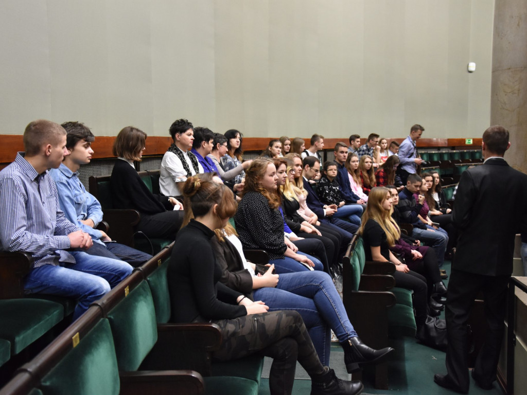 Wycieczka do Sejmu z posłem Duszkiem