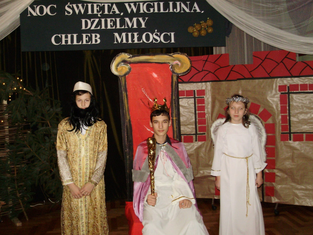 Opłatek w SP w Paszkach Dużych