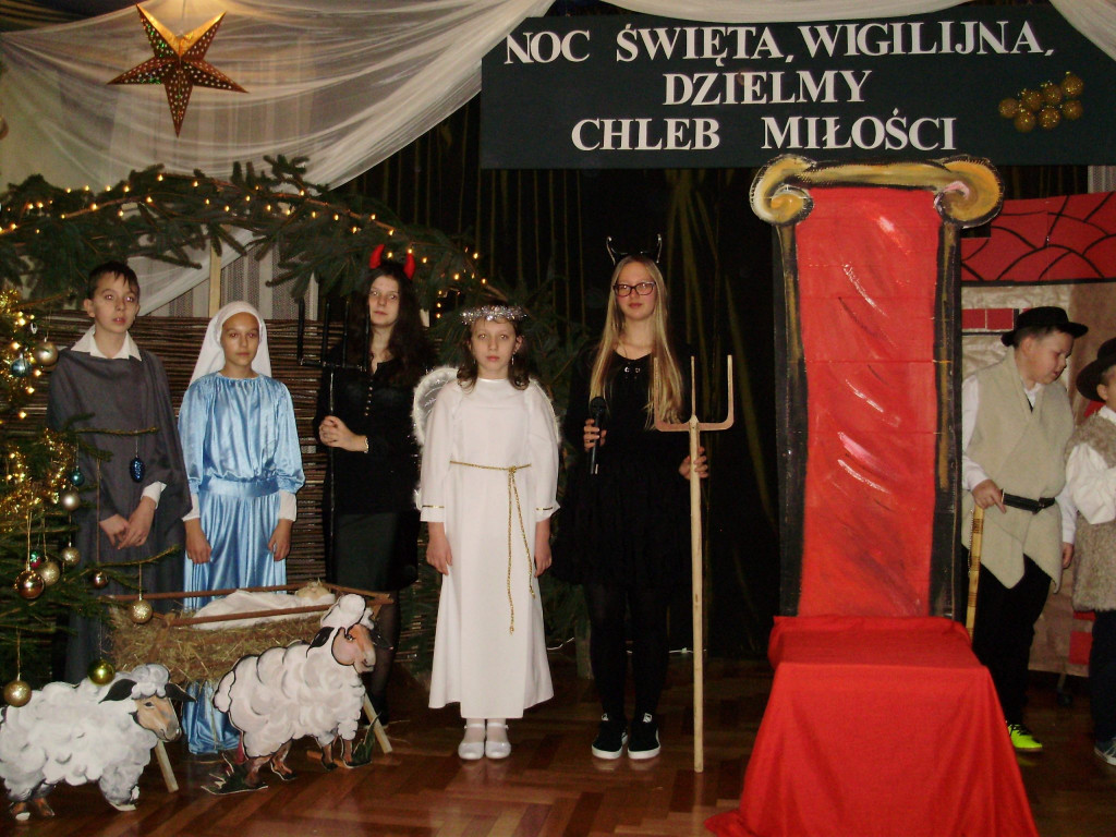 Opłatek w SP w Paszkach Dużych