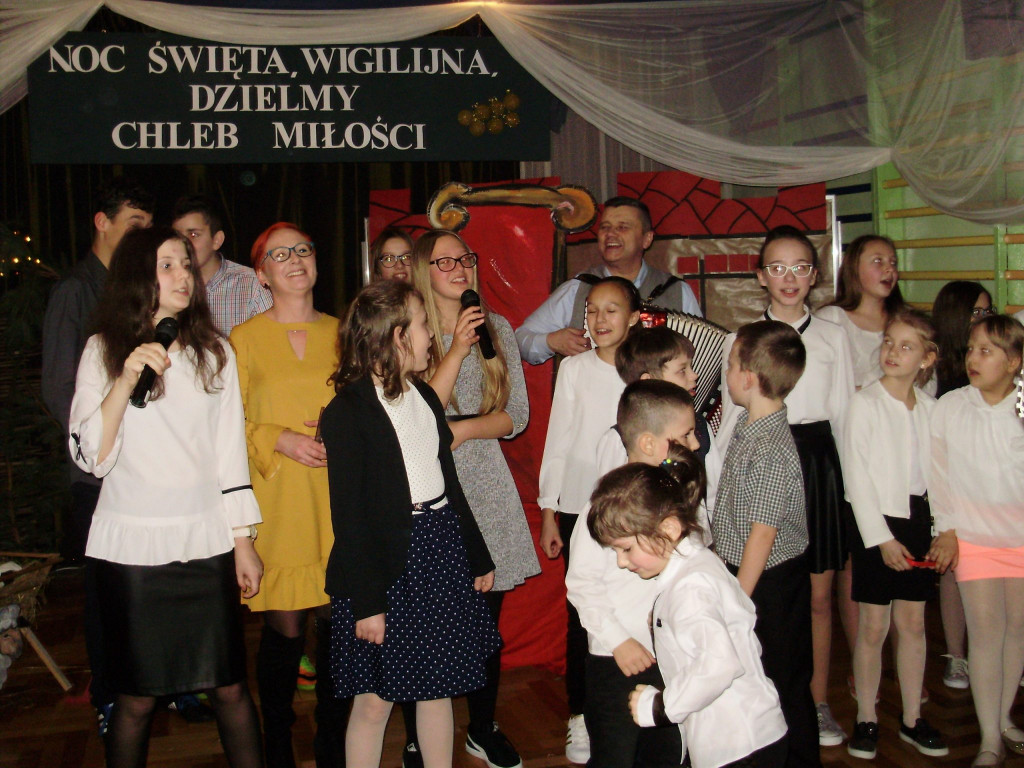 Opłatek w SP w Paszkach Dużych