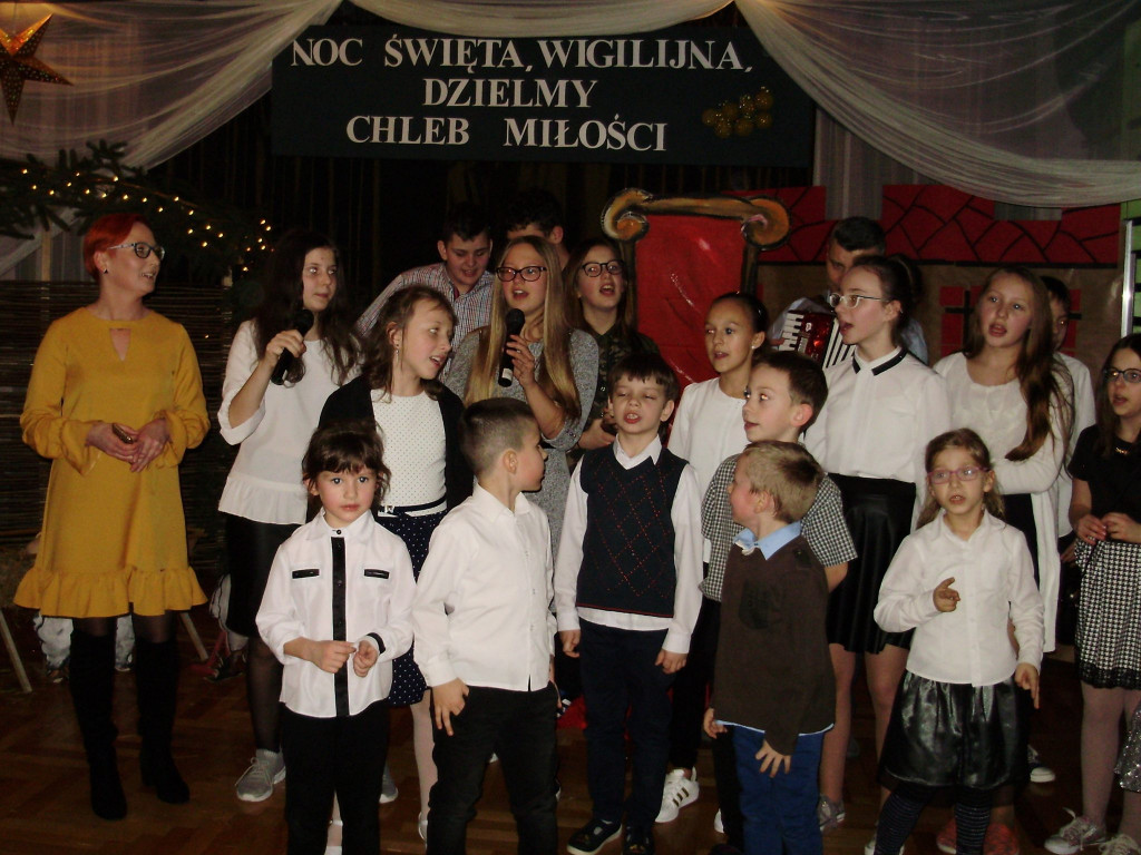 Opłatek w SP w Paszkach Dużych