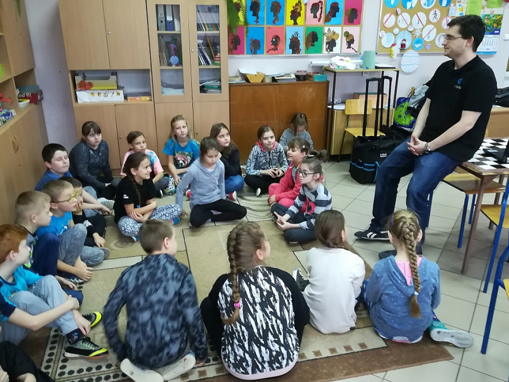 Warsztaty z robotyki i astronomii w Gminie Wohyń