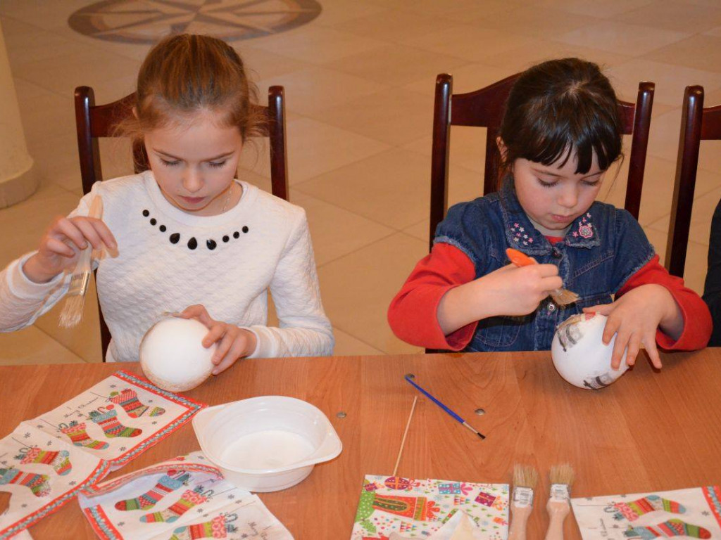 Świąteczne zajęcia rękodzieła artystycznego