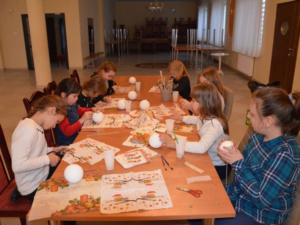 Świąteczne zajęcia rękodzieła artystycznego