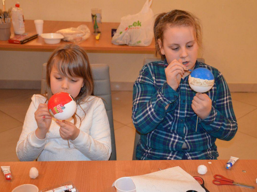 Świąteczne zajęcia rękodzieła artystycznego