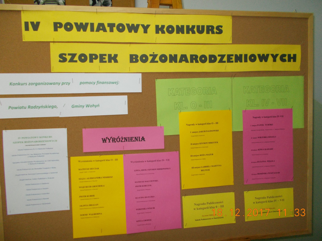 Konkurs Szopek Bożonarodzeniowych