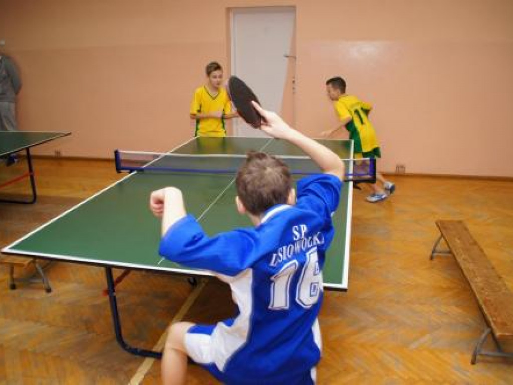 Powiatowy Turniej Tenisa Stołowego - Lisiowólka