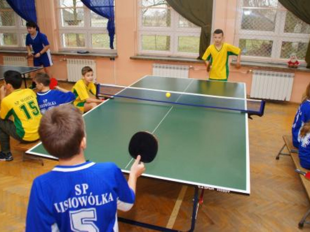 Powiatowy Turniej Tenisa Stołowego - Lisiowólka