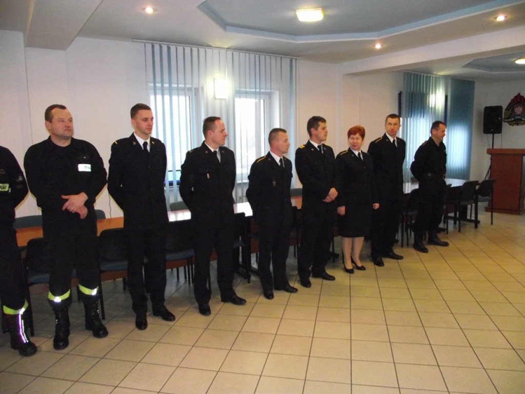 Spotkanie opłatkowe strażaków