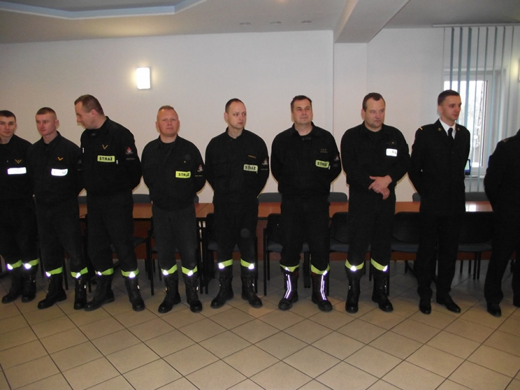 Spotkanie opłatkowe strażaków