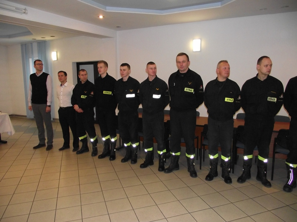Spotkanie opłatkowe strażaków