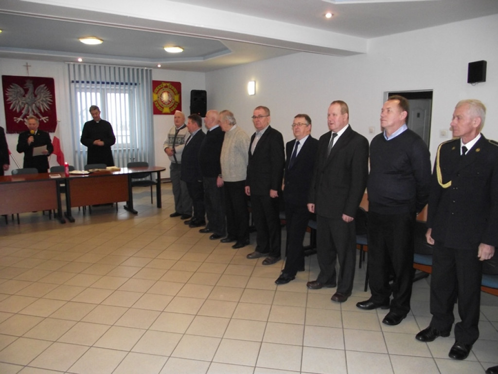 Spotkanie opłatkowe strażaków