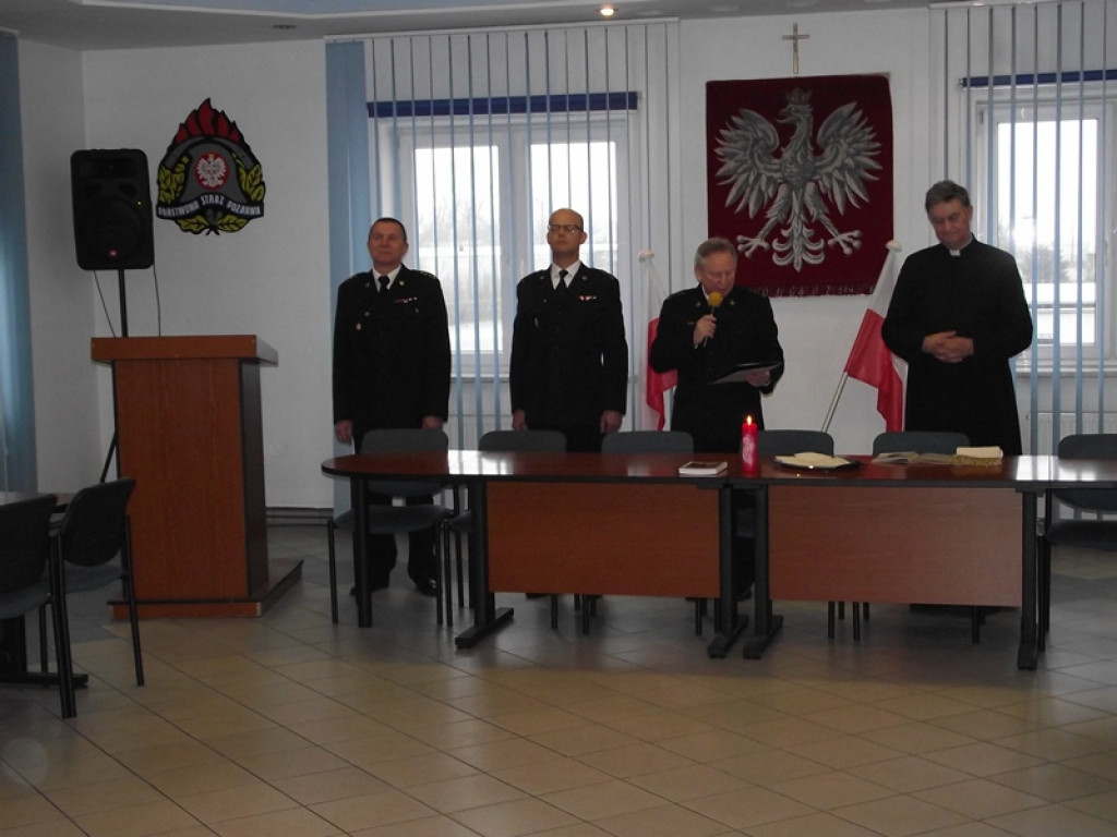 Spotkanie opłatkowe strażaków