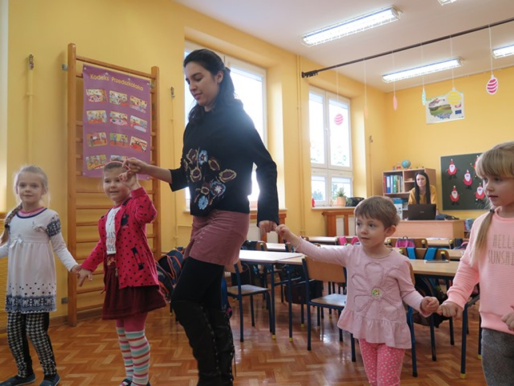 Językowy wolontariat w Szkole Podstawowej w Domaszewnicy