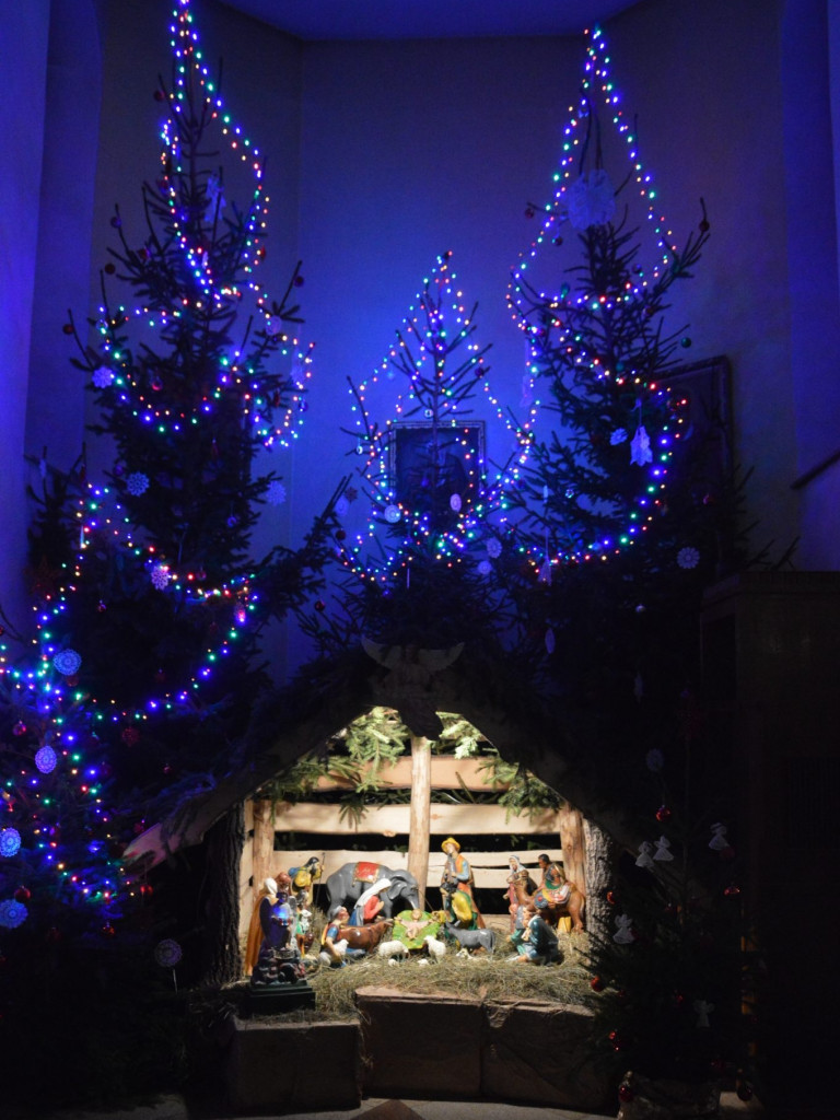 Szopka w kościele św. Anny