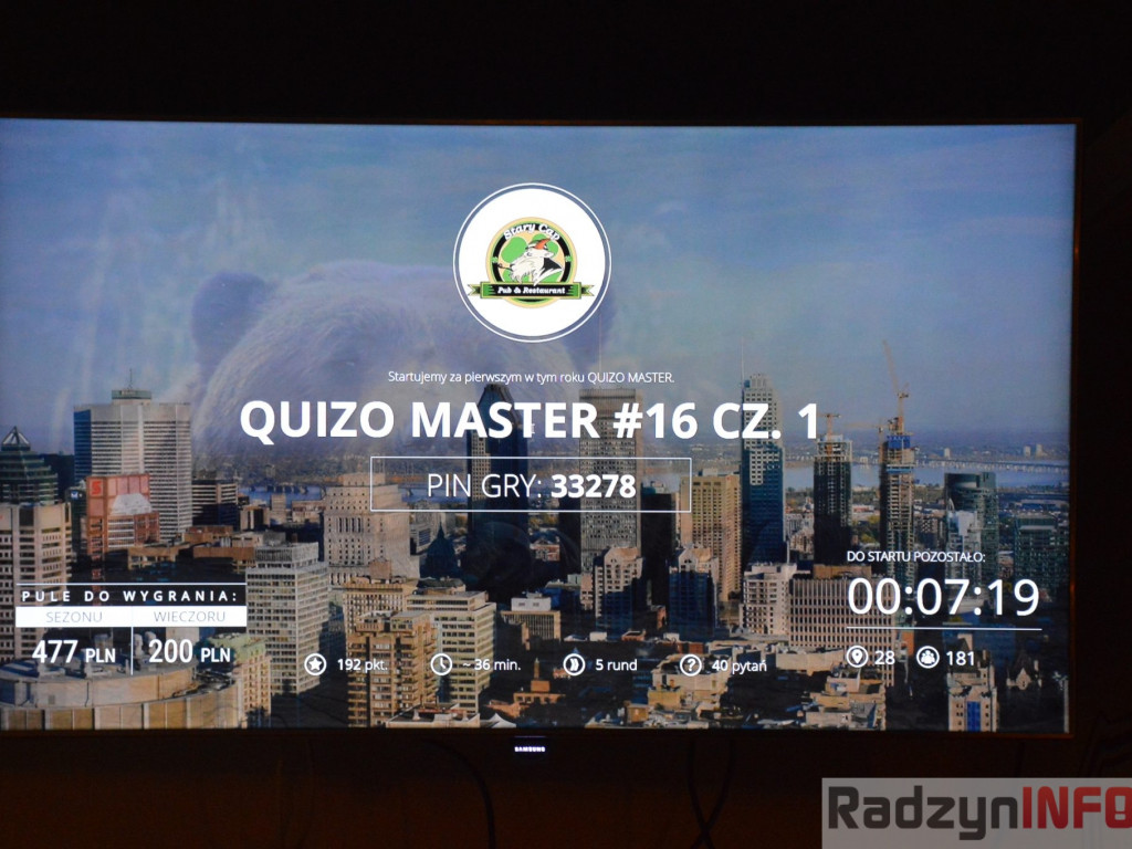 Nowy rok z Quizo w Starym Capie