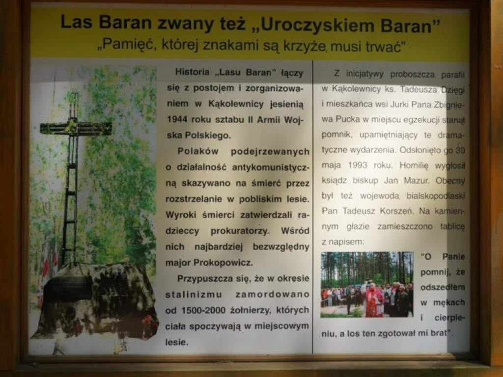 Blizna na twarzy Ojczyzny - uroczystości na Uroczysku 