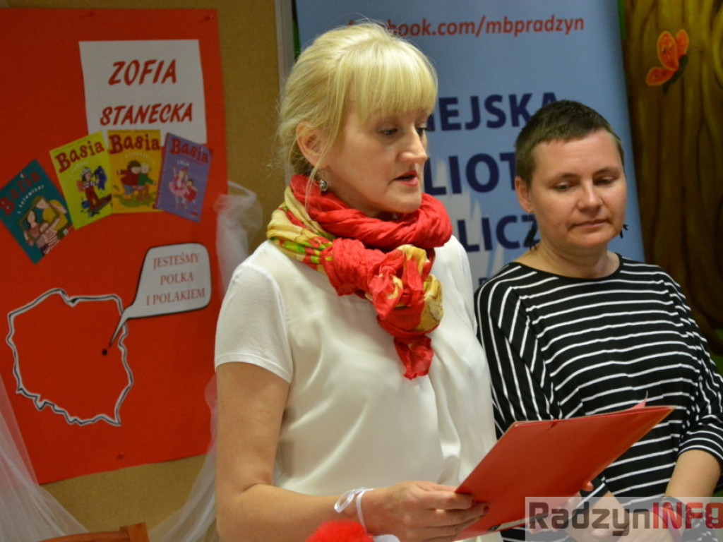 Patriotyzm na wesoło - spotkanie z pisarką Zofią Stanecką w MBP
