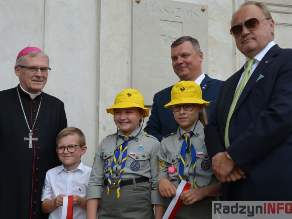 Odsłonięto pamiątkową tablicę na Pałacu Potockich