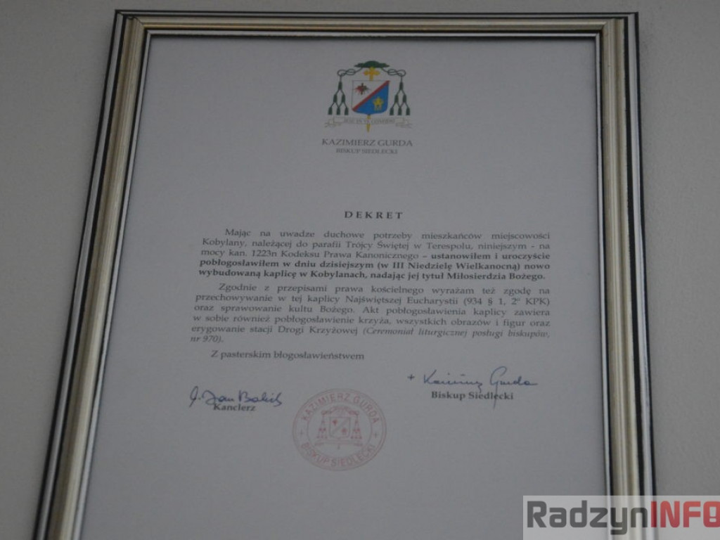 Kapelan WiN-u proboszczem w Kobylanach