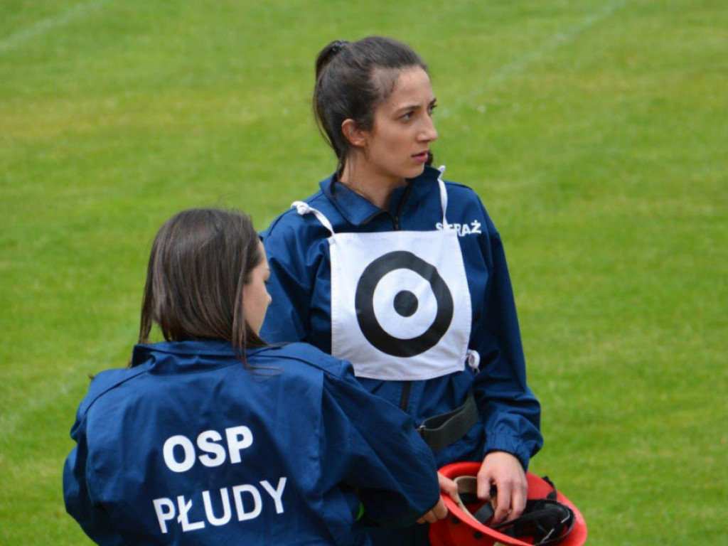 IV miejsce kobiecej drużyny OSP Płudy na  zawodach sportowo-pożarniczych