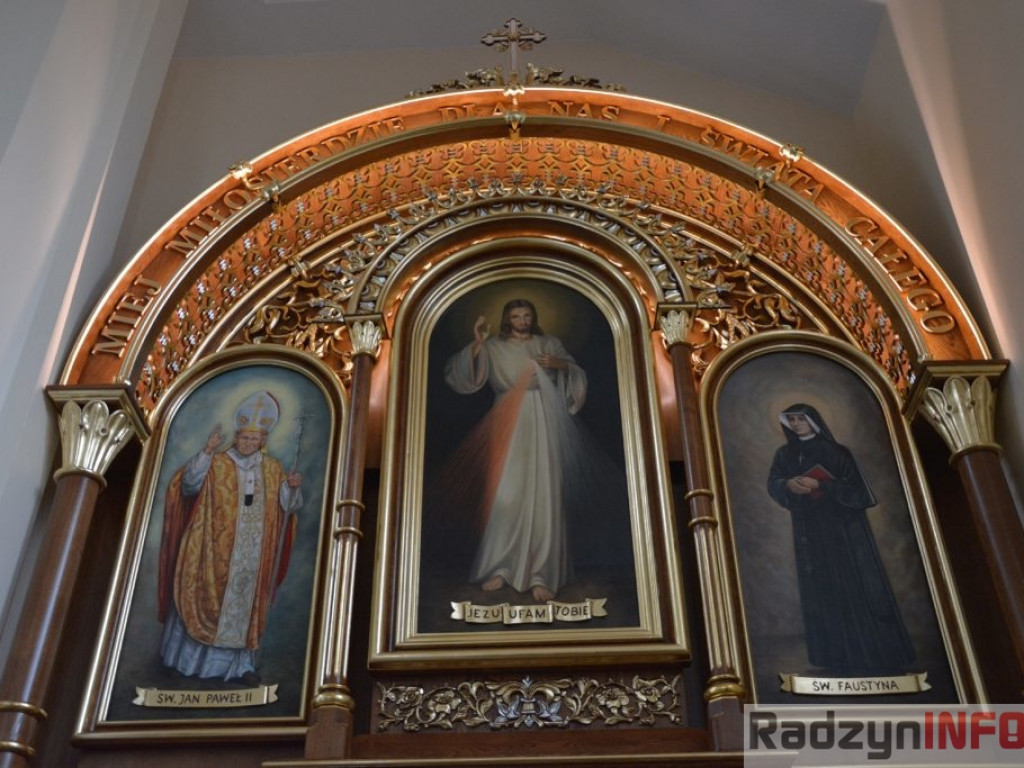 Ołtarz Miłosierdzia Bożego w kościele Św. Anny
